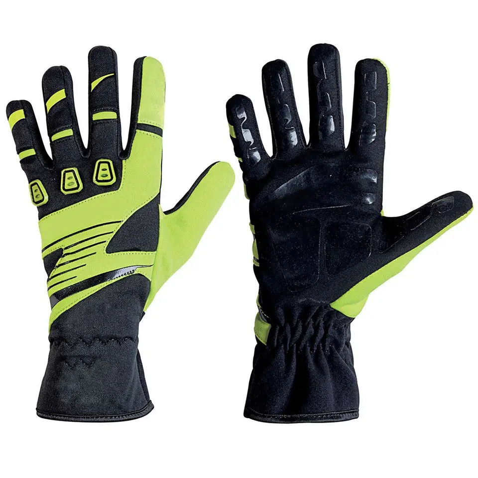 Custom Design Breathable Long Finger Anti Slip Professional Kart Racing Sport Gloves Anti Slip Car Driving Gloves