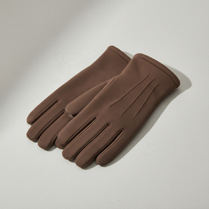 ถุงมือผ้าฝ้ายสีน้ำตาลสำหรับใช้ในพิธีพาเหรดถุงมือสีน้ำตาลที่น่าเชื่อถือ - Product Image 5