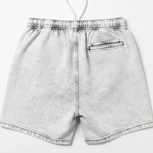 Pantalones Cortos Deportivos de Lona de Algodón Grueso para Hombre, Lavado Ácido, de Secado Rápido, Transpirables, con Cintura Elástica, Personalizables, Venta al por Mayor - Product Image 2