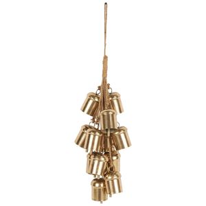 ROSHAN ARTISANAT Ensemble de clochettes en métal modernes, 3 clochettes harmonieuses pour arbre de Noël, écologiques, faites à la main, taille et forme personnalisables, décoration intérieure - Product Image 4