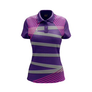 Polo femme en tissu de bambou durable, polo femme en tissu modal, polo femme en coton stretch slim - Product Image 5