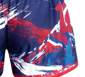 Pantalones Cortos de Muay Thai Premium, Ligeros, Elásticos y Transpirables, para Entrenamiento de MMA y Boxeo, para Hombre, 100% Poliéster - Product Image 2