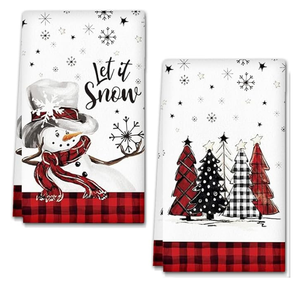 Customized 100% Cotton Floral Printed Square Tea Towel Wholesale <b>Kitchen</b> Dish Towel Bar Towel OEM Custom Logo Low MOQ India - Product Image 3