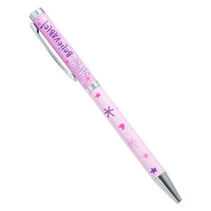 Nouveau stylo à bille en métal avec motif de transfert thermique et logo imprimé - Product Image 3