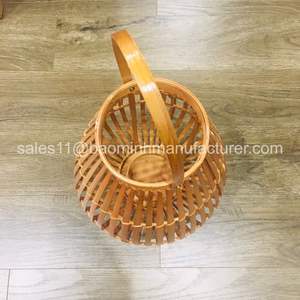 ¡OFERTA! Pantalla de Lámpara de Bambú, Lámpara Colgante para Decoración de Jardín, Dormitorio, Sala de Estar, Cocina - Product Image 4