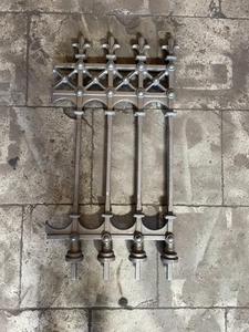Décoratif en fer forgé, accent architectural, travail métallique sur mesure, balustre d'escalier extérieur moderne en acier forgé - Product Image 4