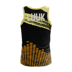 Débardeur sans manches pour homme OEM ODM, séchage rapide, pour la gym et le fitness, vêtement de sport, gilet, motif personnalisé, tenue de loisirs - Product Image 2