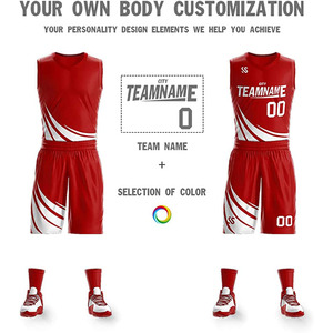 Uniforme de Baloncesto Sublimado con Logotipo Personalizado OEM, Transpirable, Ligero, Antibacterial, de Poliéster de Secado Rápido - Product Image 3