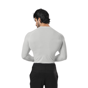 Camiseta de Compresión Deportiva para Hombre, Manga Corta, Cuello Redondo, Transpirable, Secado Rápido, Ajuste Delgado, Tejido Deportivo de Poliéster y Spandex, para Gimnasio 2026 - Product Image 4