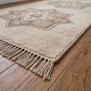 Custom Handmade AZKA ARTS Southwestern Wool Hallway <b>Runner</b> <b>Rug</b> Modern Geometric Non-Slip Stain Resistant Low Pile Medium - Product Image 6