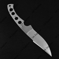 Couteau de survie et de chasse OEM en acier au carbone 1095 de haute qualité, à pointe tombante et bord biseauté, 8 pouces, extra tranchant, pour camping en extérieur - Vente chaude