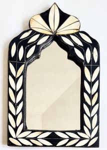 Custom Modern Rectangular Resin Inlay Wall <b>Hanging</b> <b>Mirror</b> Frame Handmade Bone Resin Decor for Bedroom Bathroom for Wedding Gift - Product Image 3