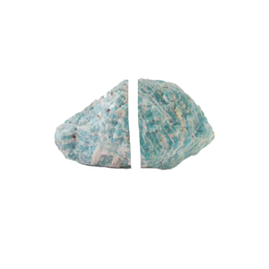 Matériaux de pierres précieuses de haute qualité, serre-livres en amazonite, pierre naturelle brute, minéraux, cristal pour décoration, grossiste - Product Image 3