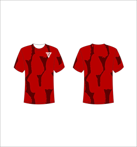 เสื้อยืดแขนสั้นลายอาร์ไกล์สำหรับผู้ชาย สีน้ำเงิน ดำ ขาว พิมพ์ลายแบบซับลิเมชั่น ระบายอากาศได้ดี สวมใส่สบาย คอกลม ทรงปกติ - Product Image 3
