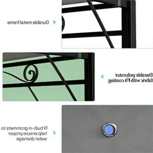 Outdoor Terrace Pergola <b>Sunshade</b> <b>Canopy</b> & Gazebo Product Category - Product Image 3