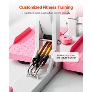 Máquina de Sentadillas Profundas Ajustable con 3 Bandas de Resistencia de Alta Resistencia, Entrenador de Ejercicios para Piernas, Glúteos y Core, Equipo de Entrenamiento para Gimnasio en Casa - Product Image 5