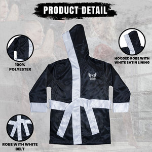 Wholesale Unique Style Custom Printed <b>Boxing</b> <b>Robes</b> 2026 Light Weight Jiu Jitsu Kimono <b>Boxing</b> <b>Robes</b> - Product Image 6