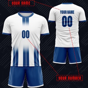 ชุดฟุตบอลชายระบายอากาศได้ดี แบบซับลิเมชั่น คอวี แขนสั้น เสื้อและกางเกงขาสั้น - Product Image 3
