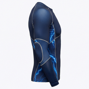 Camiseta de Compresión Titan Shield de Manga Larga para Hombre, para Gimnasio, Entrenamiento, Rendimiento Táctico, Transpirable, de Secado Rápido, Ecológica, MALUZA - Product Image 4