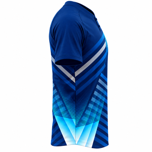 Camiseta de béisbol hecha a medida, 100% poliéster, con botones, precio razonable, ropa deportiva. - Product Image 5