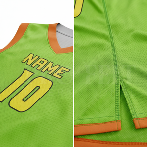 Uniforme de basket-ball en polyester durable et extensible pour les équipes professionnelles, entraînement, vêtements de sport respirants - Product Image 5