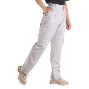Pantaloni da Lavoro Ignifughi da Uomo 9 oz 100% Cotone, Multitasche, Taglia XL, Vita Elastica, Rinforzati Antistrappo STI - Product Image 1