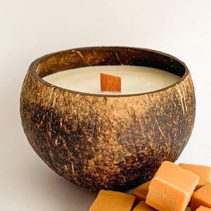 Handcrafted <b>candle</b> from coconut shells luxury natural <b>candles</b> top deal home fragrance & decor - Product Image 3