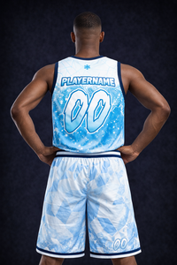 Ensemble de maillots de basket-ball personnalisés en sublimation, séchage rapide, tenue d'équipe de basket-ball, nouveau design - Product Image 5