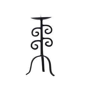 Nouveau support de bougie en fer thermolaqué, design spirale, pour décoration, éclairage et centre de table - Product Image 1