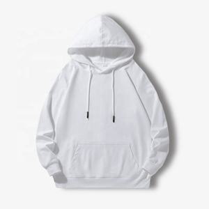 Sweat-shirt à capuche polaire personnalisé pour homme, prix de gros, chaud et uni pour l'hiver, style streetwear - Product Image 4