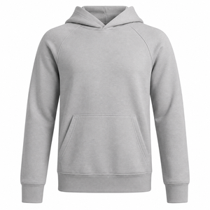 Sweat-shirts à capuche unis pour hommes, coupe classique, en polyester tricoté respirant, style sportif et décontracté, OEM ODM, faible MOQ - Product Image 4