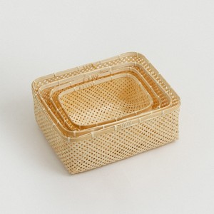 Luxury <b>bamboo</b> gift <b>basket</b> container hand weaving storage <b>baskets</b> for small items supplier sale - Product Image 2