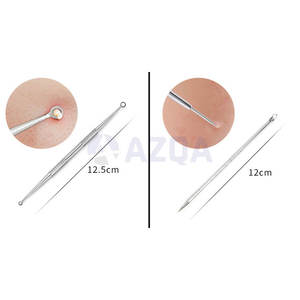 Kit d'outils pour enlever les points noirs et les comédons en acier inoxydable personnalisable 7 pièces, fabriqué au Pakistan - Product Image 6