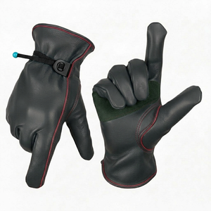 High Quality Leather Safety <b>gloves</b> Comfortable Fit Leather <b>Driver</b> <b>Gloves</b> for Hand Safety cowhide leather <b>driver</b> <b>gloves</b> - Product Image 2