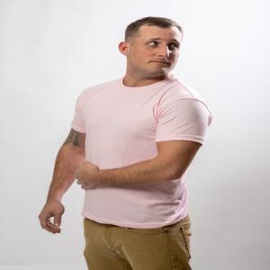 T-shirts décontractés pour hommes, en jersey uni, 100% coton, 180 grammes, coupe classique, manches courtes, col rond, respirant, séchage rapide, compressé - Product Image 2