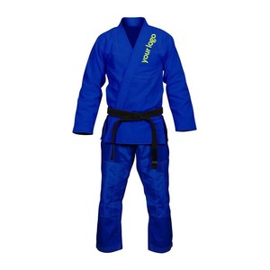 ชุดยูโด BJJ ผ้าฝ้าย 100% ทอแบบเพิร์ลวีฟ 550 GSM แบบสั่งทำพิเศษ พร้อมป้ายโลโก้ปัก  โลโก้แบบกำหนดเอง บริการ OEM สำหรับยิวยิตสู - Product Image 3