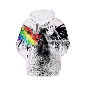 Sweat à capuche 100% coton, imprimé numériquement, brodé de perles, sublimation, pour l'hiver - Product Image 2