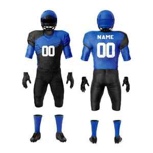 Hot Sale American Football Uniforms High Quality Breathable 100% Polyester Short Sleeve <b>Plus</b> <b>Size</b> Features Training Sublimated - Product Image 1
