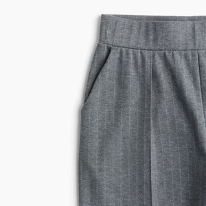 Pantalon formel taille haute pour femme, style coréen, coupe ajustée, décontracté, pour le bureau, en satin, respirant, écologique, extensible, idéal pour l'été - Product Image 4