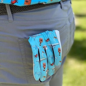 Gants de golf en promotion avec marqueur de balle, logo personnalisé, toutes tailles, pour mains gauches et droites, en cuir synthétique PU, au meilleur prix - Product Image 2