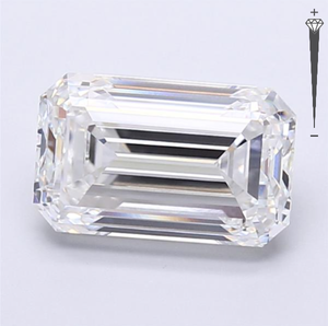 Diamante Cultivado en Laboratorio con Certificación IGI, Corte Esmeralda de 5.00 CT, Color D, Claridad VVS1, CVD LG 766624294 ROYAL GEMS para Joyería - Product Image 3