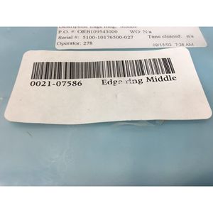 AMAT 0021-07586 แหวนขอบวงจร, ชิ้นส่วนตรงกลาง, 233-4820-08 - อุปกรณ์และอะไหล่เซมิคอนดักเตอร์ระดับโลกที่เชื่อถือได้ - Product Image 3