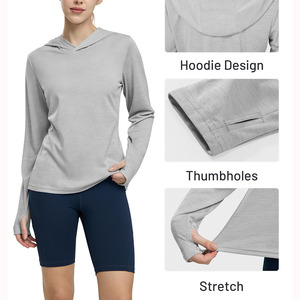 Meilleurs sweats à capuche de pêche pour femmes, vêtements de sport élégants, nouvel arrivage, vêtements de travail écologiques - Product Image 6