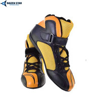 Chaussures de karting DAIZEN STAR INTERNATIONAL DSI-KTS-012 mi-mollet, imperméables, respirantes, légères, à lacets, antidérapantes, brodées