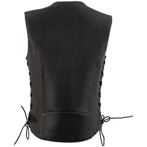 Waterproof <b>Women</b> Leather Vest Casual Ladies Slim Fit <b>Sleeveless</b> <b>Jacket</b> Outerwear Biker Wear Custom Logo Design Leather Vests - Product Image 2