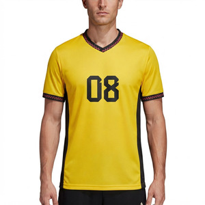 Camiseta de Fútbol para Hombre, Ropa Deportiva Ligera, Camiseta Deportiva de Entrenamiento de Fútbol para Hombre, Camiseta de Fútbol de Poliéster con Cuello en V para Hombre - Product Image 1