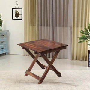 Sheesham Wood <b>Folding</b> <b>Stool</b> Wholesale | Handcrafted Mahogany | Aqdus Saleem - Product Image 2