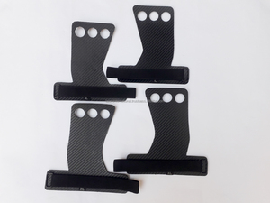 Carbon Leather Breathable Anti-Slip Gymnastic Pull-<b>ups</b> Grips for Fitness Training - Product Image 2