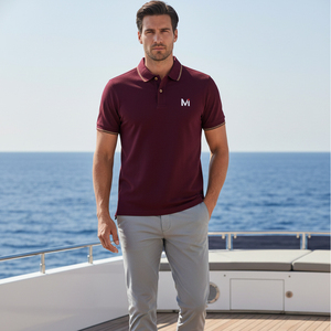 Camisa de Algodón de Alta Calidad para Hombre, con Logotipo Personalizado Bordado, Tejido Piqué Transpirable, Manga Corta, Estilo Casual de Negocios, Color Sólido - Product Image 6