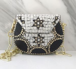 Bolso de Noche Floral con Mosaico Kundan Hecho a Mano, Bolso de Hombro para Mujer, Bolso de Mano de Lujo, Bolso Cruzado de Moda - Product Image 1